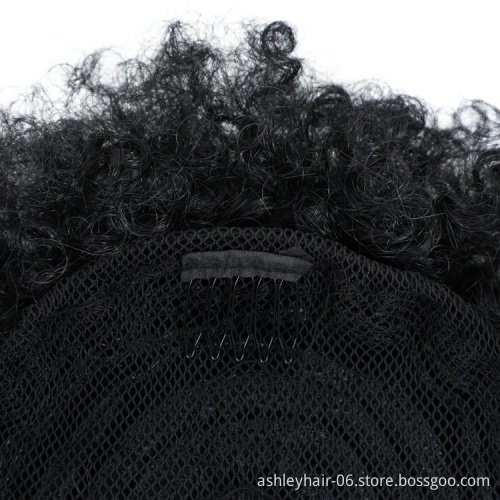 6 Inch Kinky Curly Synthetic Dome Cozy Chignon Afro Hair Bun For Black Women